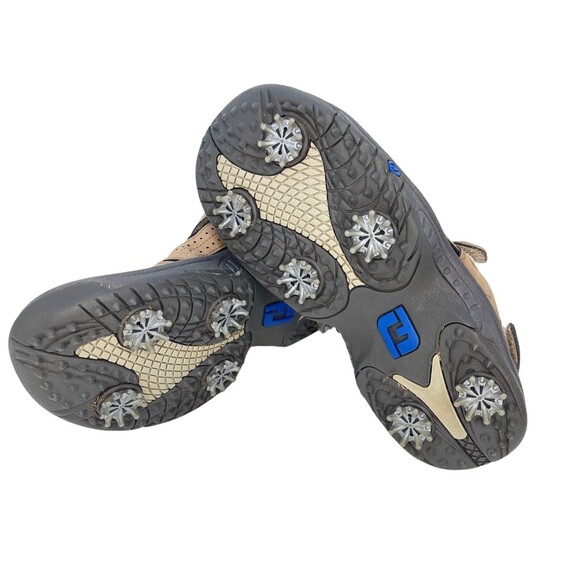 Footjoy Men's 45318 Adjustable Soft Spike Golf Sandals - Brown - Size US 8 - Picture 4 of 5